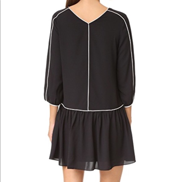 NWOT Cooper & Ella Tessa Piped Dress, size xs. - Picture 2 of 3